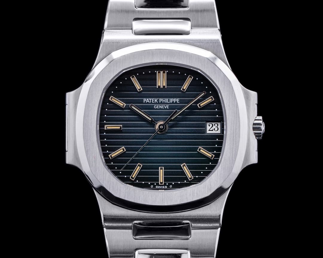 Patek Philippe Nautilus 3800 Automatic Blue Dial SS FACTORY SERVICE