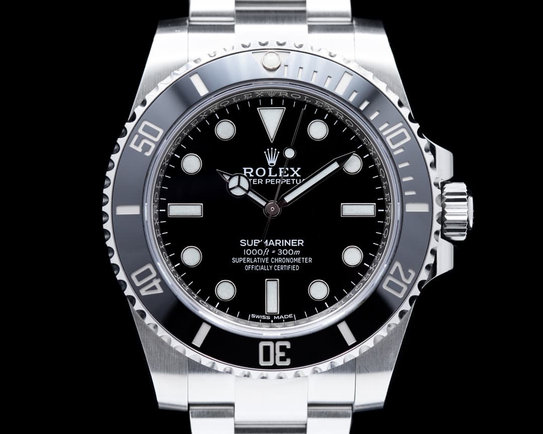 Rolex Submariner 114060 No Date Ceramic Bezel SS 2020
