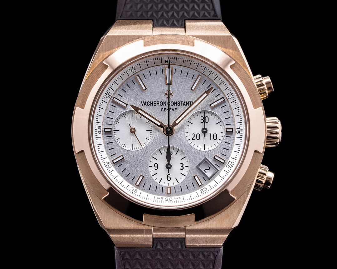 Vacheron Constantin Overseas Chronograph 5500v Rose Gold Silver Dial UNWORN 2021