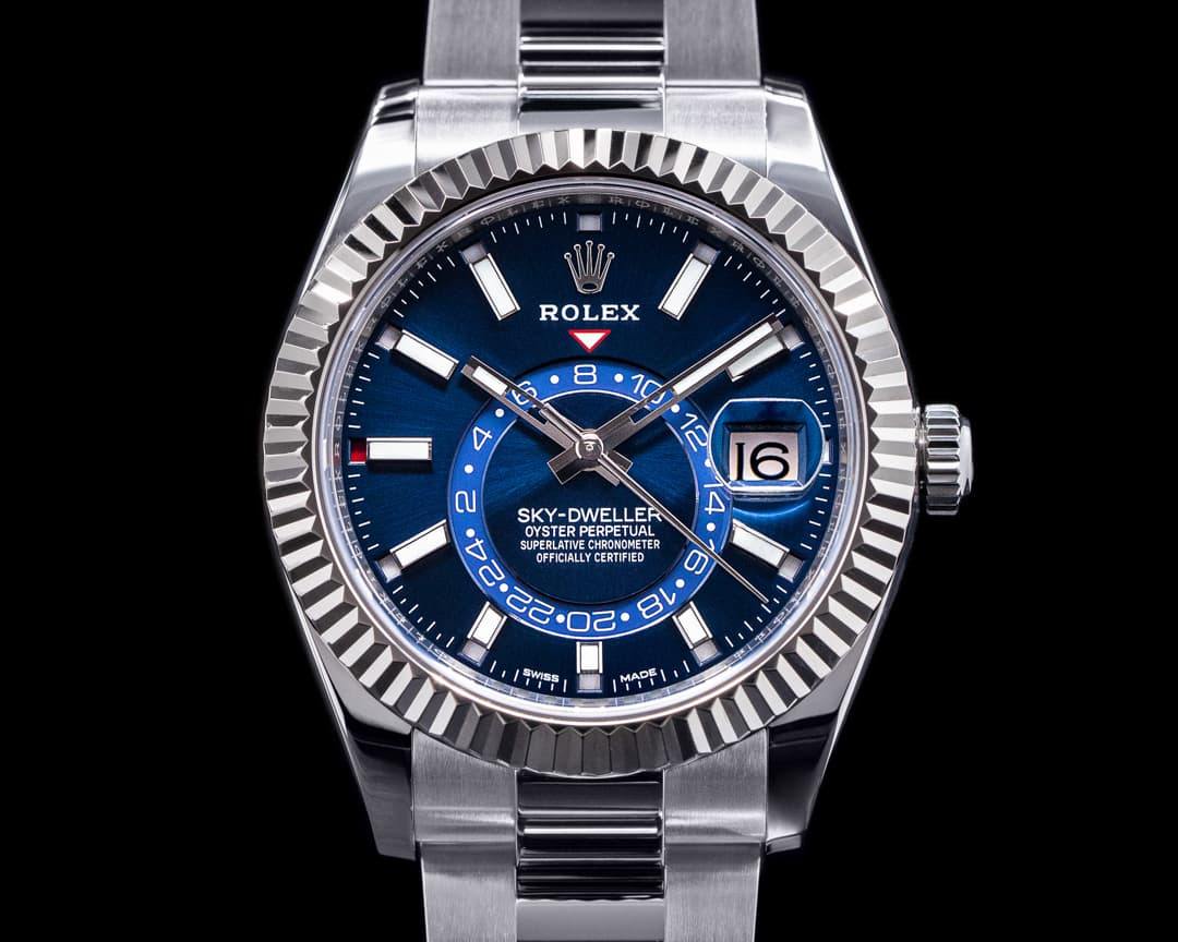Rolex Sky Dweller 326934 Steel Blue SS / Oyster