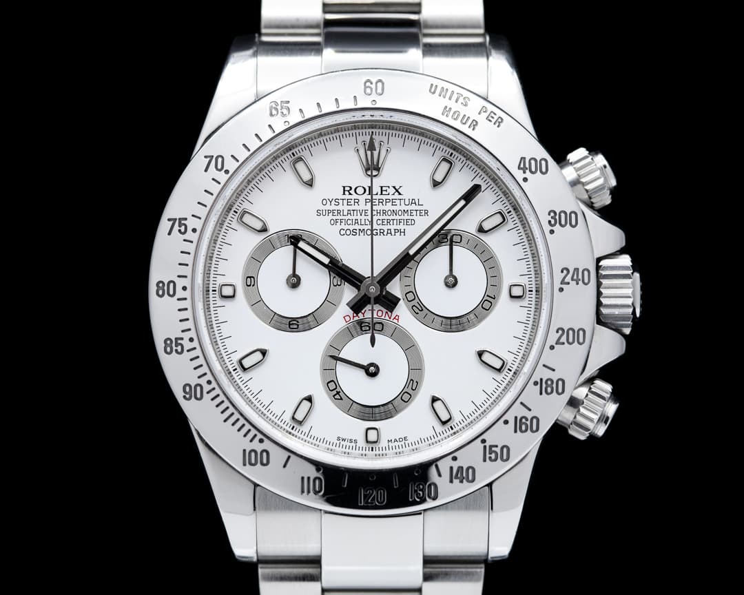 Rolex Daytona 116520 White Dial SS FULL SET