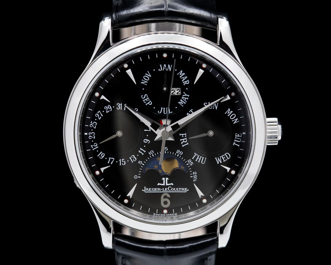 Jaeger LeCoultre Master Perpetual SS Black Dial