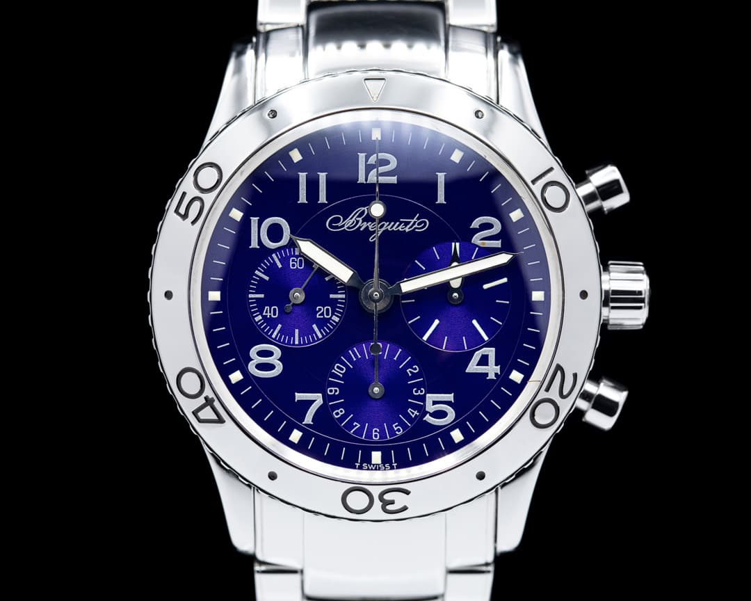 Breguet Type XX 3807 Aeronavale SS Blue Dial LIMITED