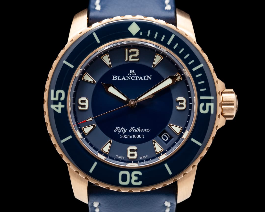 Blancpain Fifty Fathoms Blue DIal / 18K Rose Gold