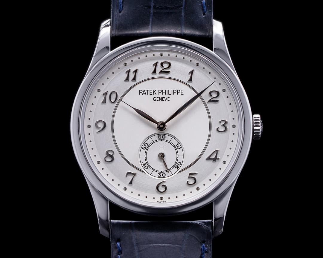 Patek Philippe Calatrava Platinum 5196P Silver Dial Arabic Numerals