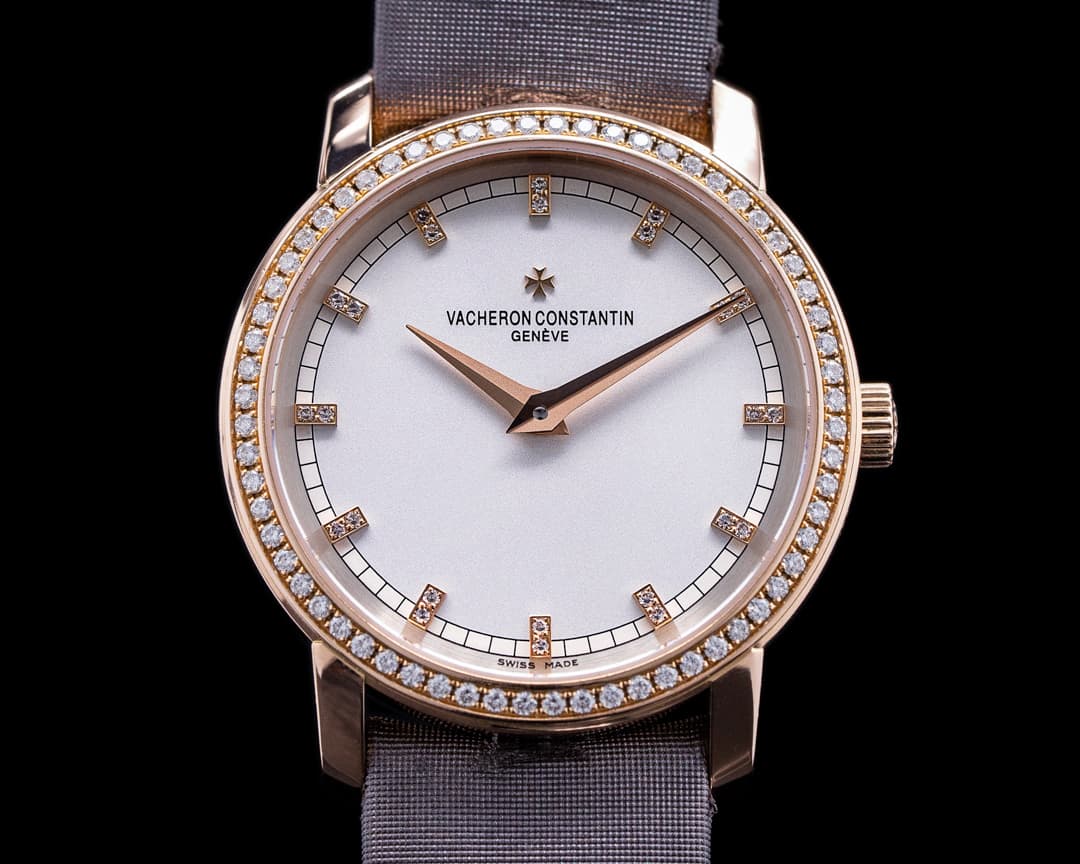 Vacheron Constantin Lady Patrimony Traditionelle 18k Pink Gold / Diamond Bezel