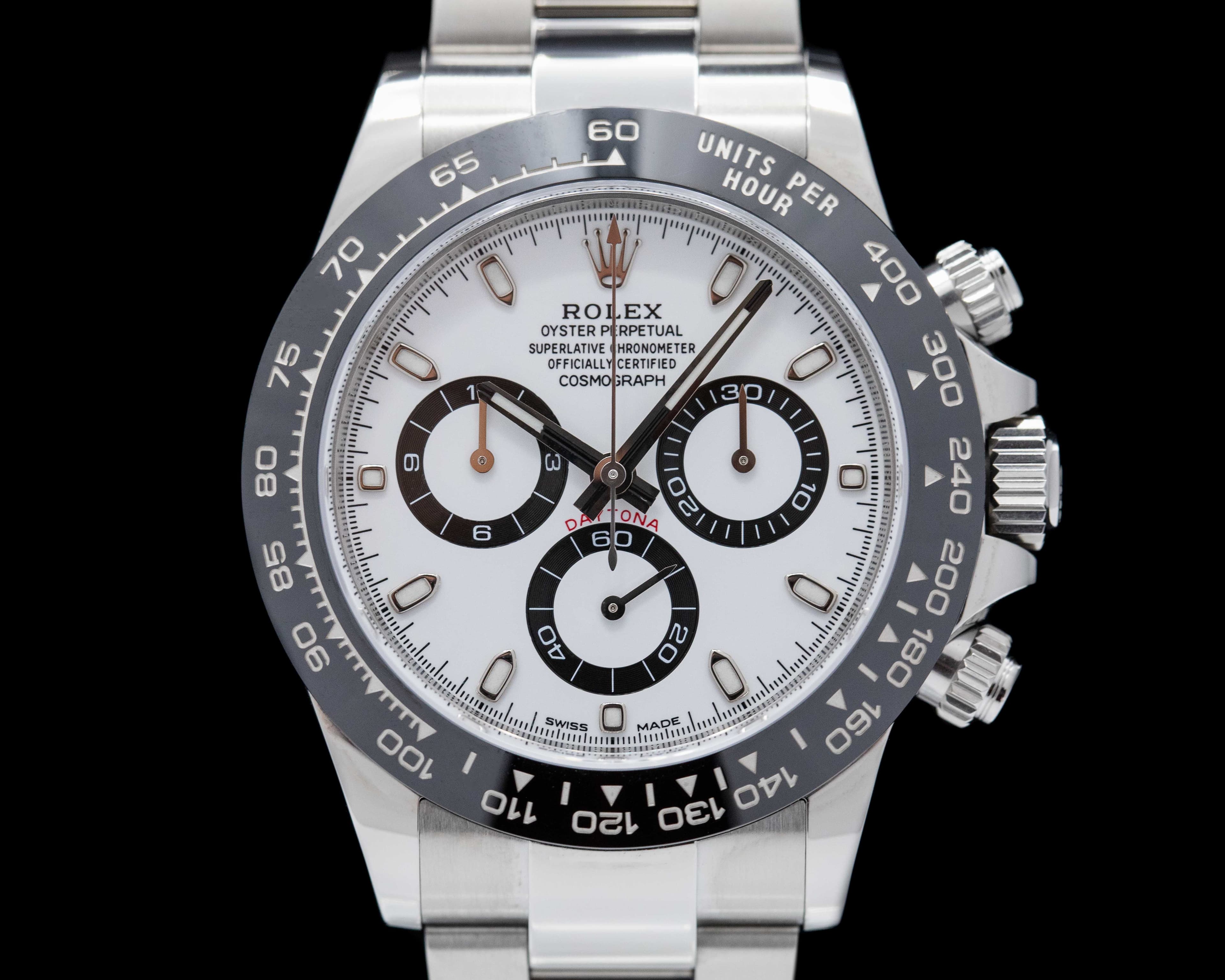 Rolex Daytona 116500LN Ceramic Bezel SS / White Dial