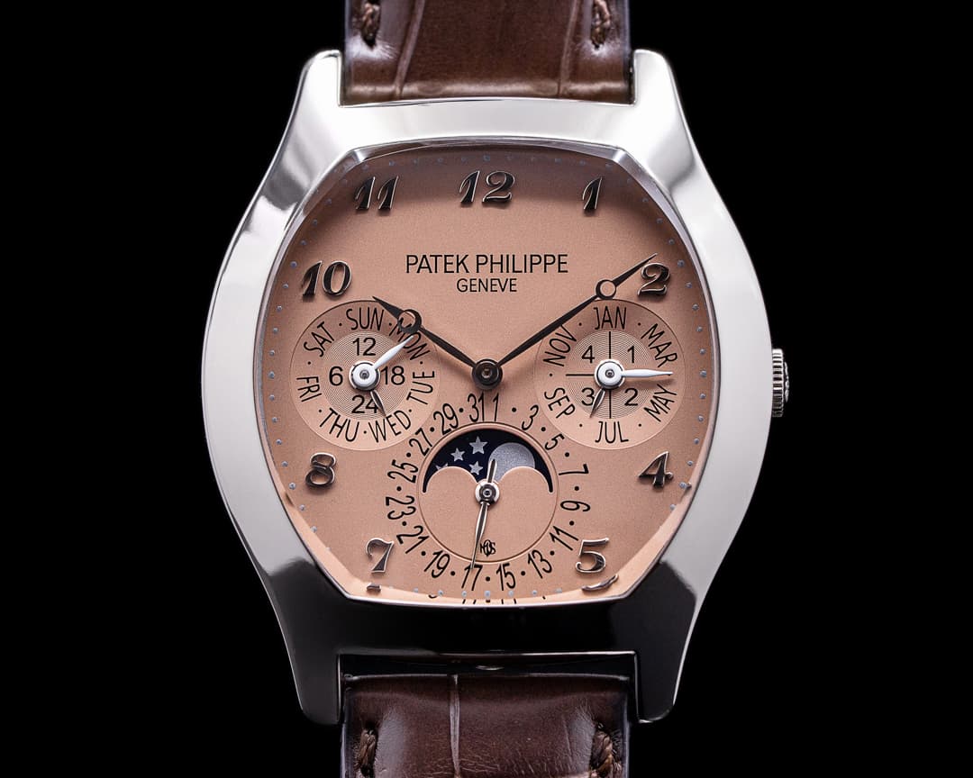 Patek Philippe Perpetual Calendar 5041G Tonneau 18K White Gold Salmon Dial UNIQUE PIECE