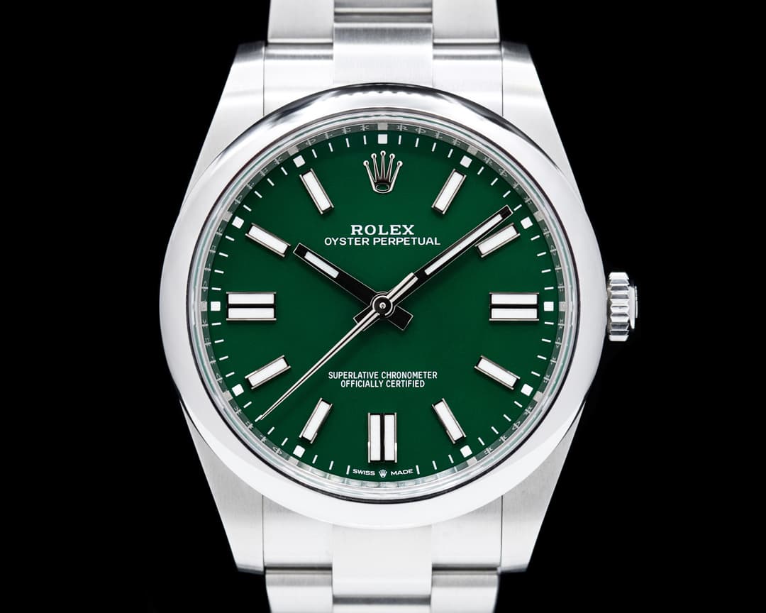 Rolex Oyster Perpetual 124300 41mm SS / Green Dial 2020