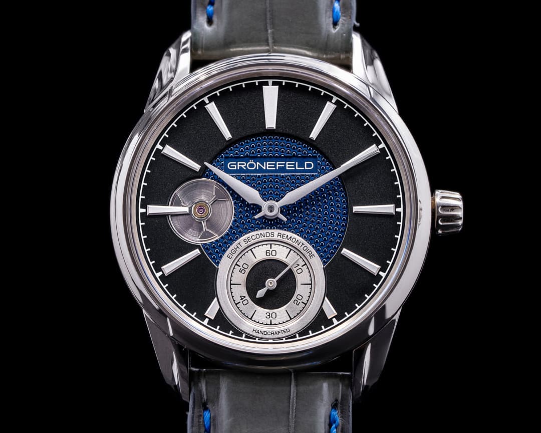 Gronefeld 1941 Remontoire Constant Force 18k White Gold KARI VOUTILAINEN DIAL