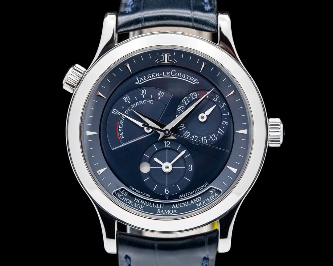 Jaeger LeCoultre Master Geographic Platinum 38MM RARE Limited to 250