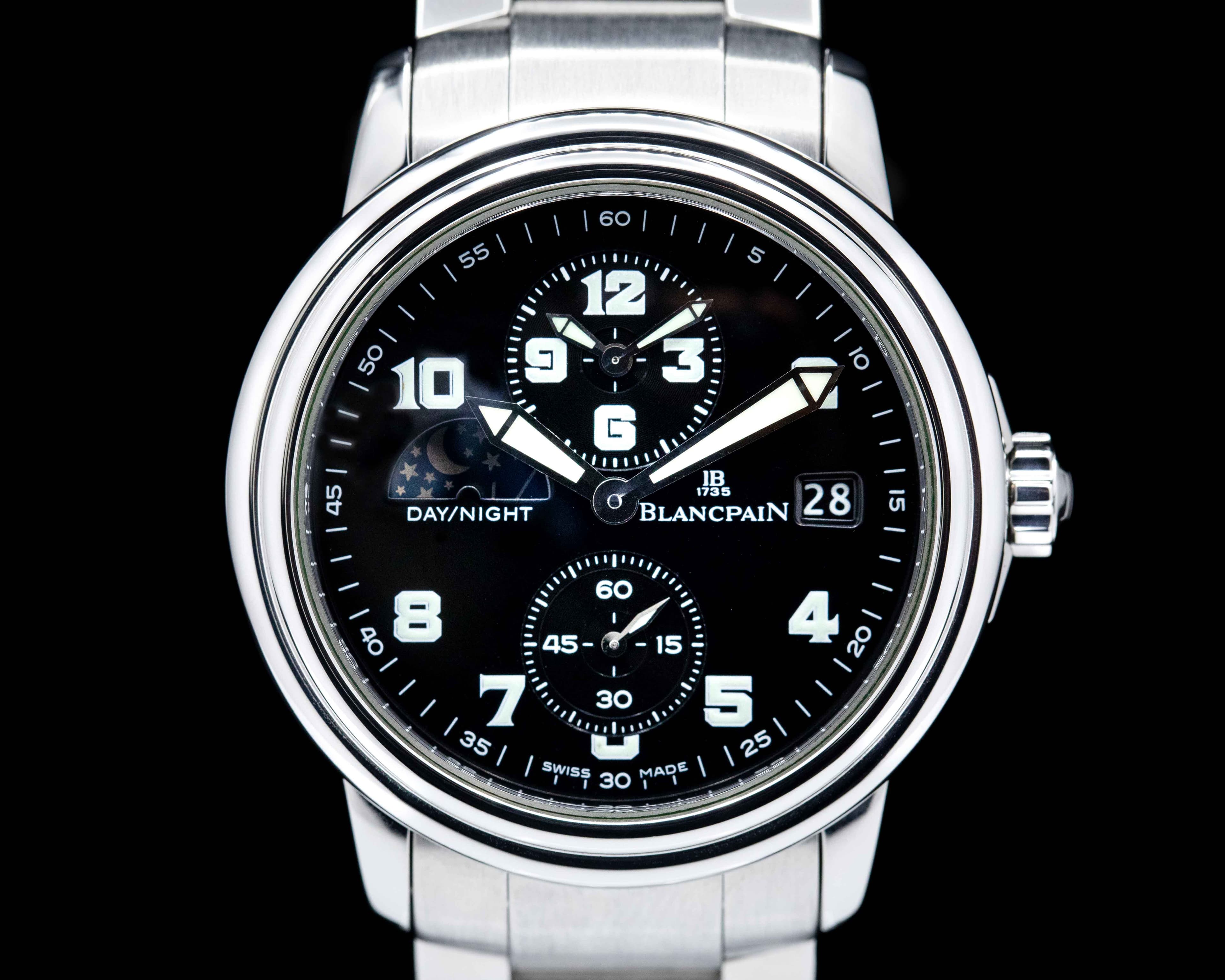 Blancpain Timezone Black Military Dial SS / SS