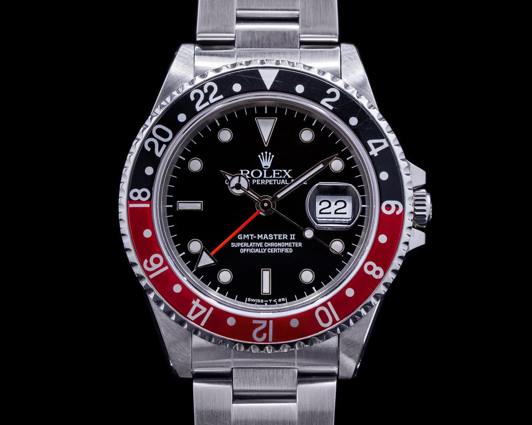 Rolex GMT Master II 16710 SS Red / Black Coke