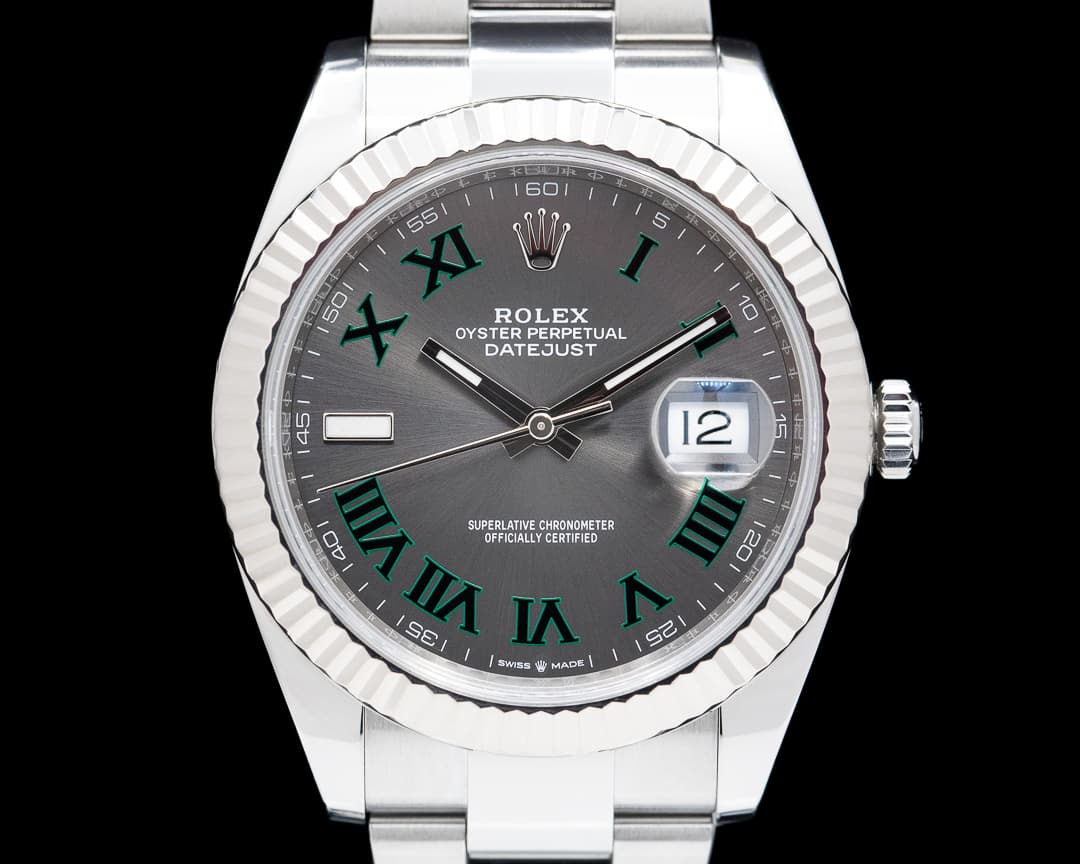 Rolex Datejust 41 126334 Wimbledon Dial Oyster 2018