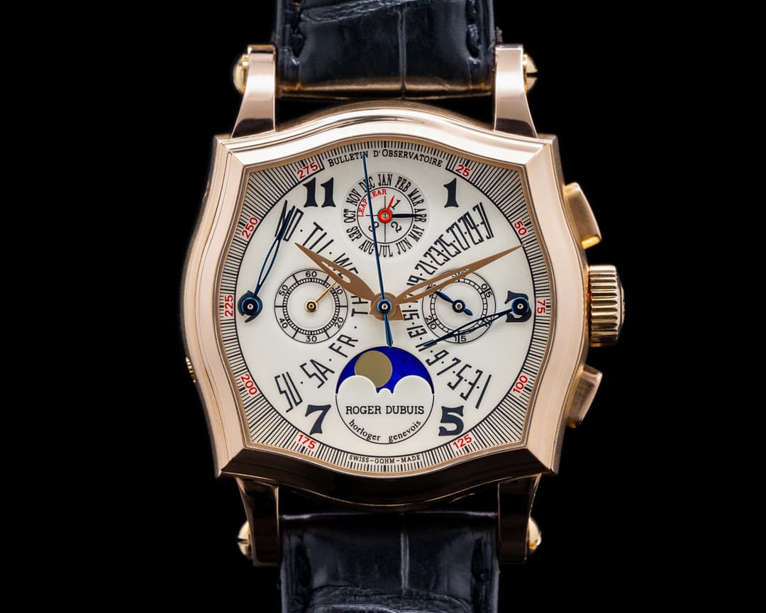 Roger Dubuis Sympathie S37 18K Rose Gold Perpetual Calendar NICE