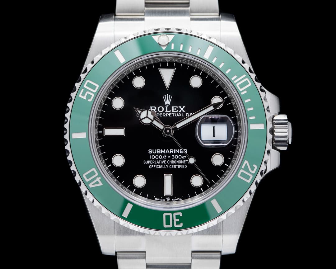 Rolex Submariner Date 126610LV Kermit GREEN Ceramic Bezel 41MM STICKERERS