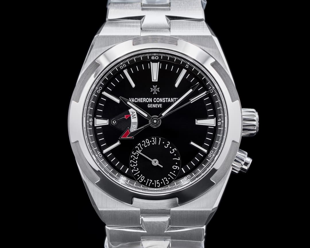 Vacheron Constantin Overseas Dual Time 7900V SS Black Lacquer Dial