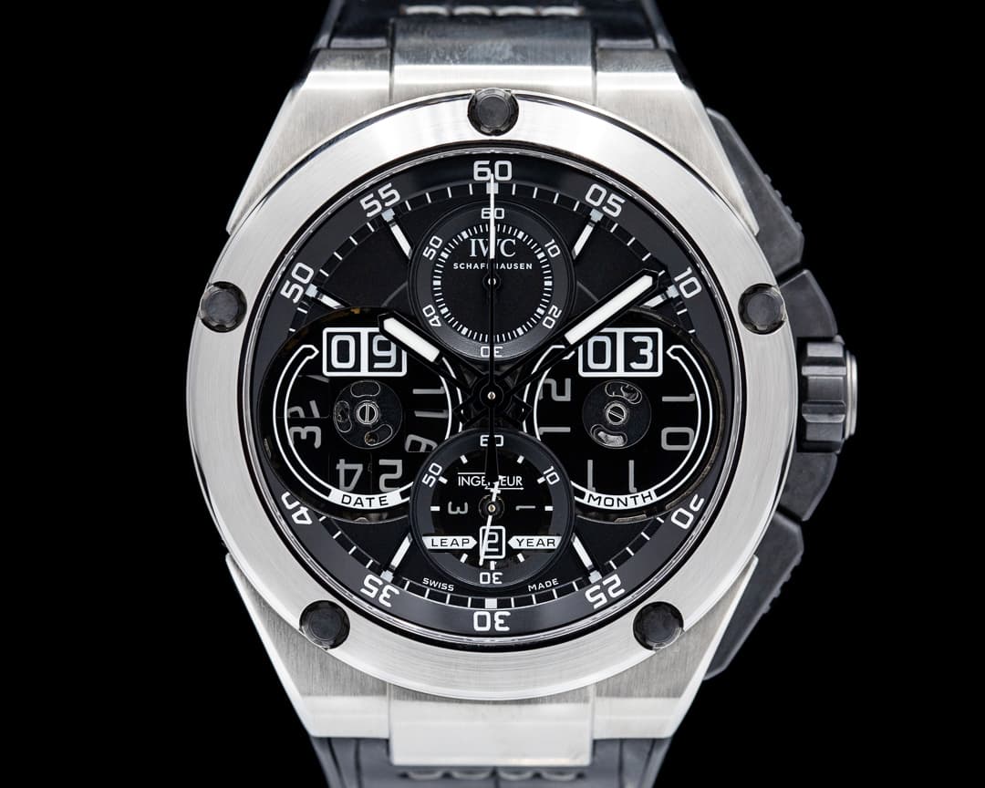 IWC Ingenieur Perpetual Calendar Digital Date-Month Titan