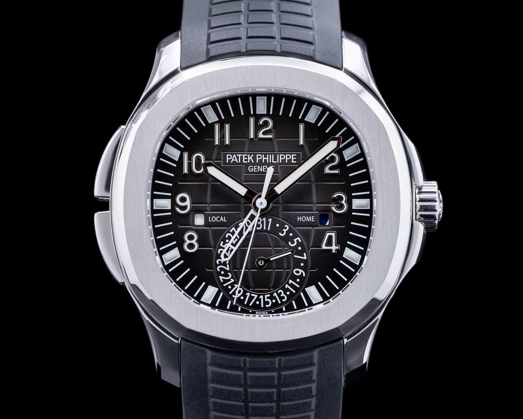 Patek Philippe Aquanaut 5164A Travel Time SS / Rubber