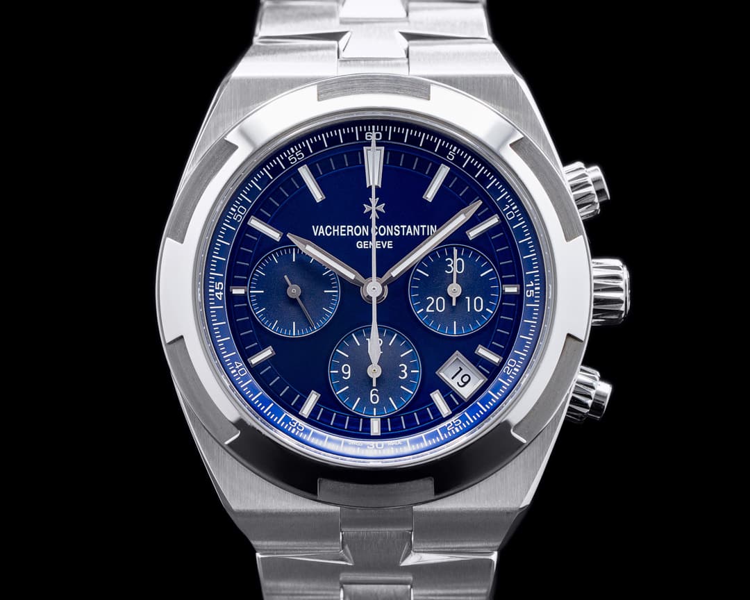Vacheron Constantin Overseas Chronograph 5500V Blue Dial SS FULL SET 2021