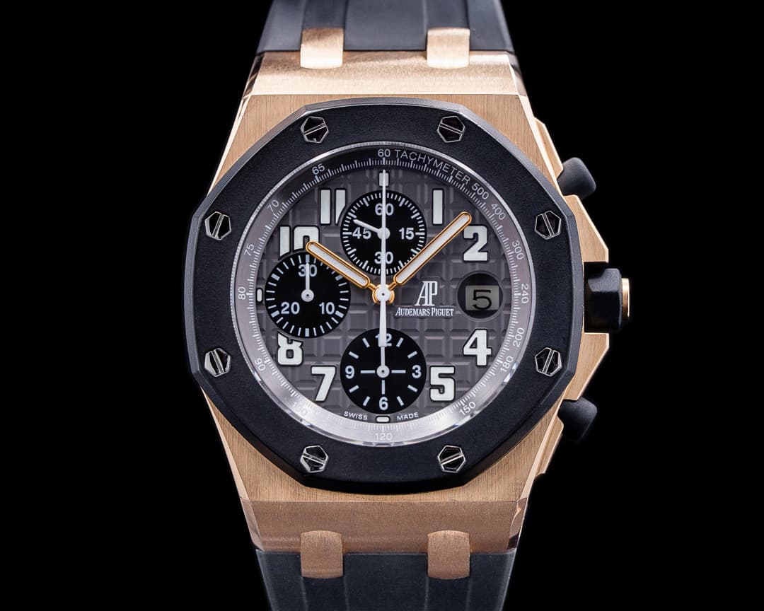 Audemars Piguet Offshore Rubberclad 18K Rose Gold / Rubber