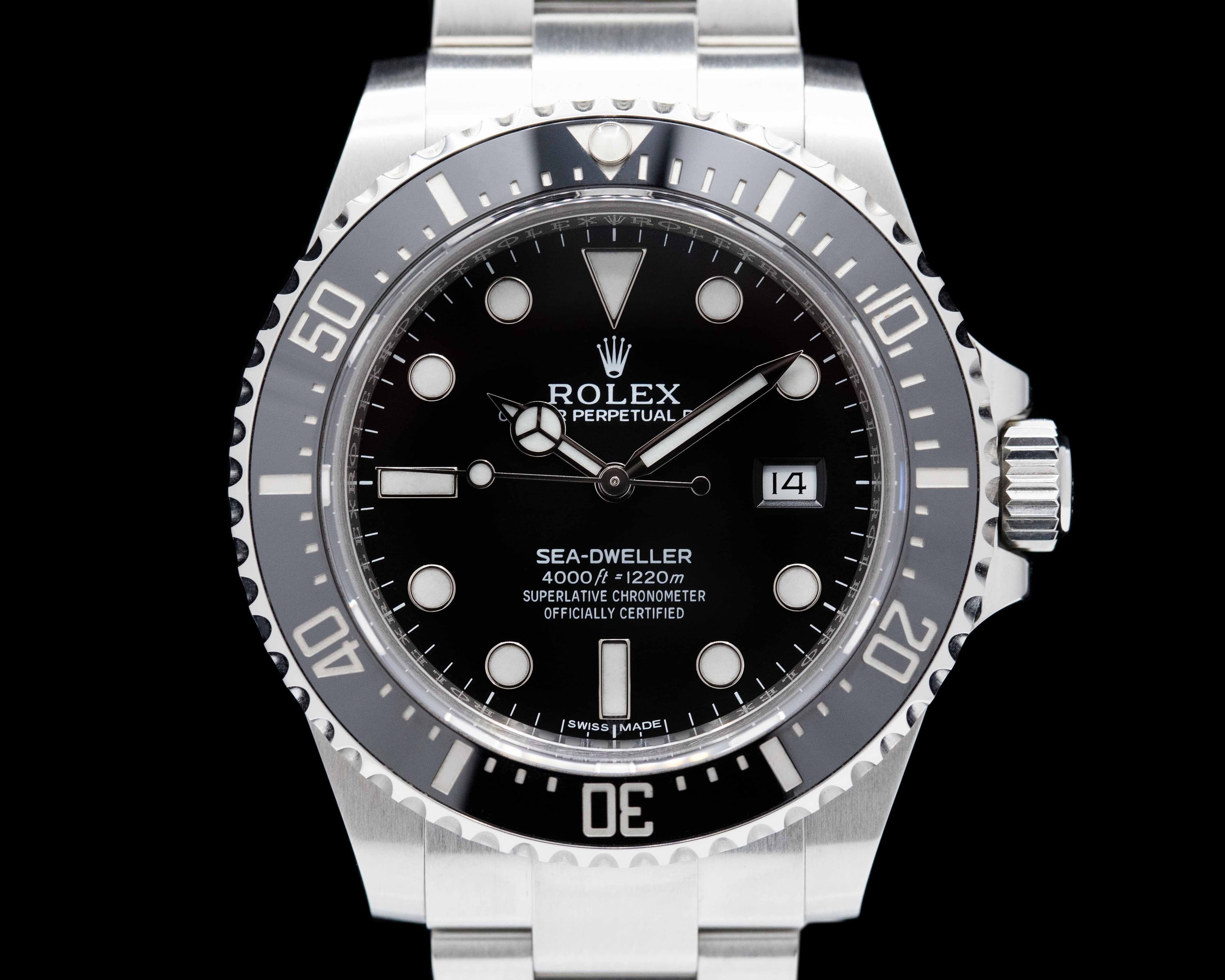 Rolex Sea Dweller 4000 116600 SS DISCONTINUED FULL SET 2018