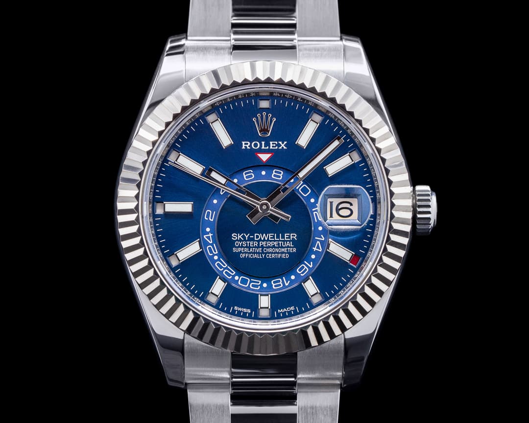 Rolex Sky Dweller 326934 Steel Blue SS / Bracelet