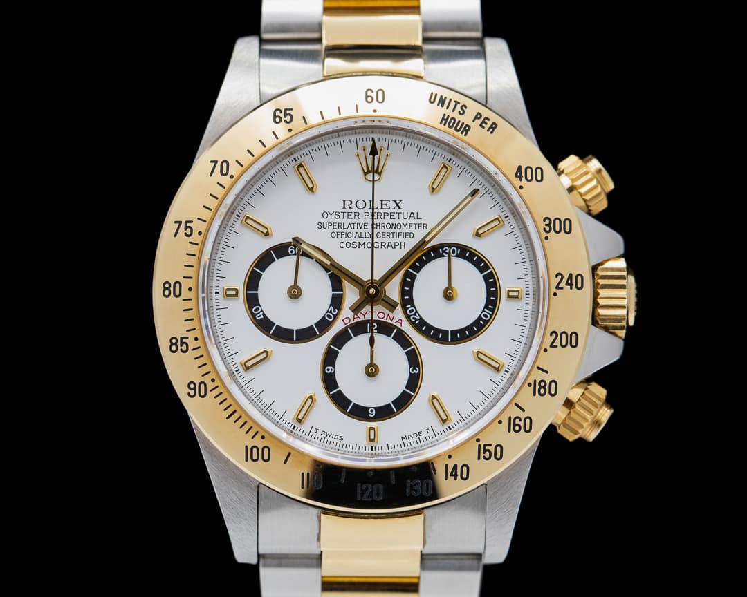 Rolex Zenith Daytona Cosmograph 18K Yellow Gold / SS Amazing Full Set