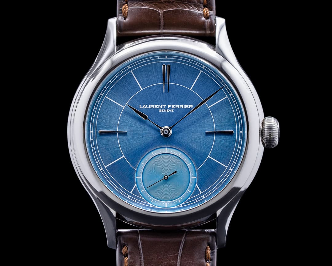 Laurent Ferrier Galet Micro Rotor SS Ice Blue Dial