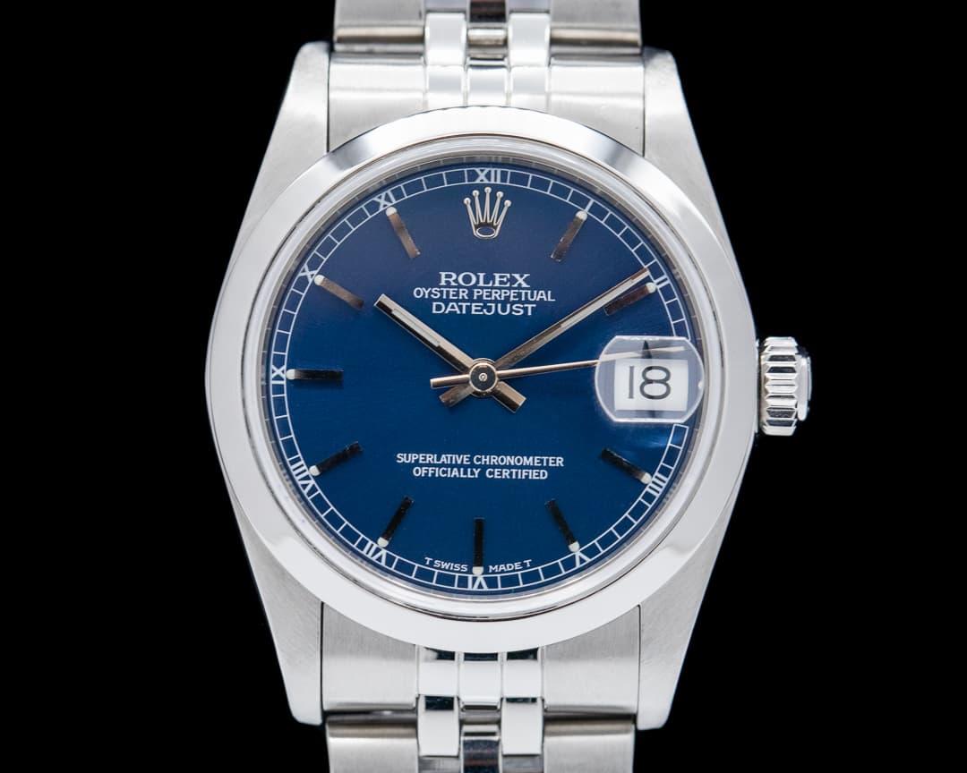 Rolex Ladies DateJust 31 Stainless Steel / Blue Dial