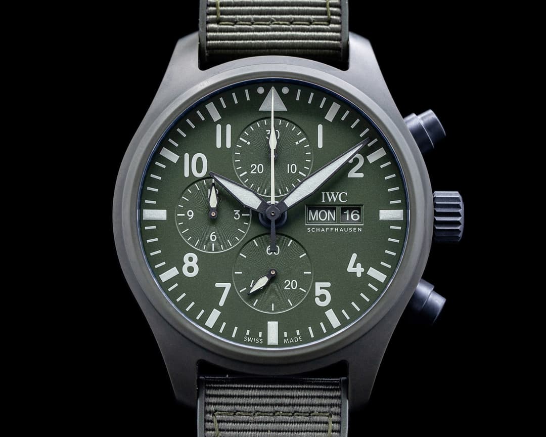 IWC Pilot's Chronograph IW389106 Top Gun Woodland Edition