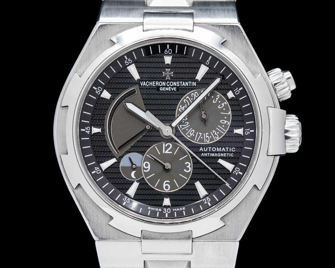 Vacheron Constantin Overseas 47450 Dual Time SS Black Dial