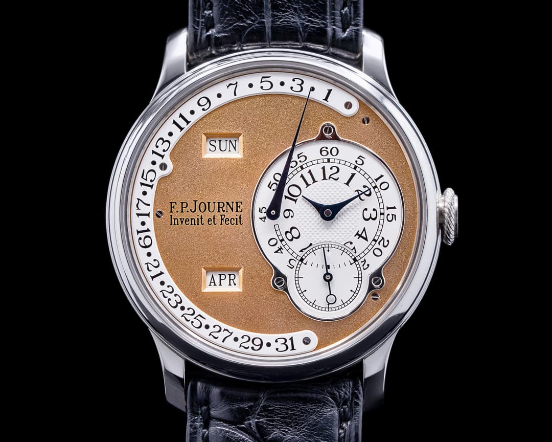 F. P. Journe Octa Calendrier Platinum / Rose Gold Dial 38MM 2003 BRASS MOVEMENT