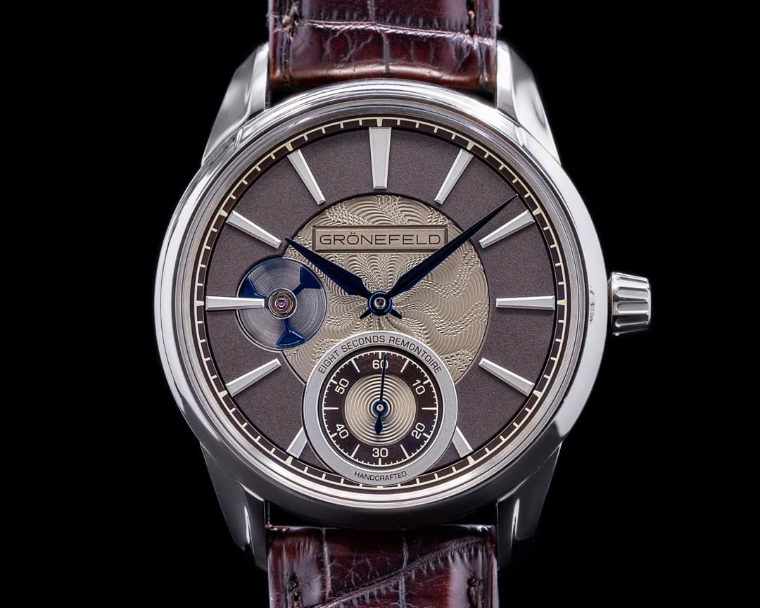 Gronefeld 1941 Remontoire Constant Force 18k White Gold KARI VOUTILAINEN DIAL