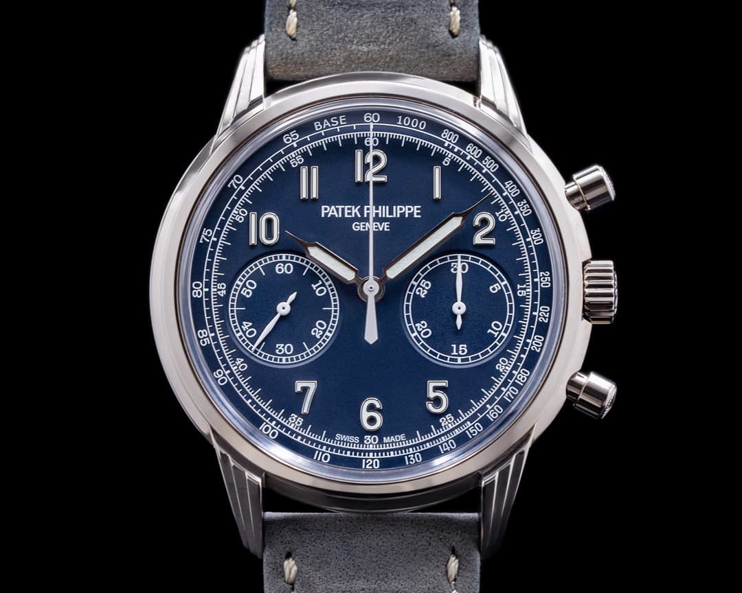 Patek Philippe Chronograph 5172G 18K White Gold Blue Dial