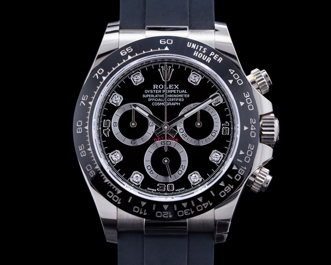 Rolex Daytona 116519 18K Ceramic Black Diamond Dial 2022