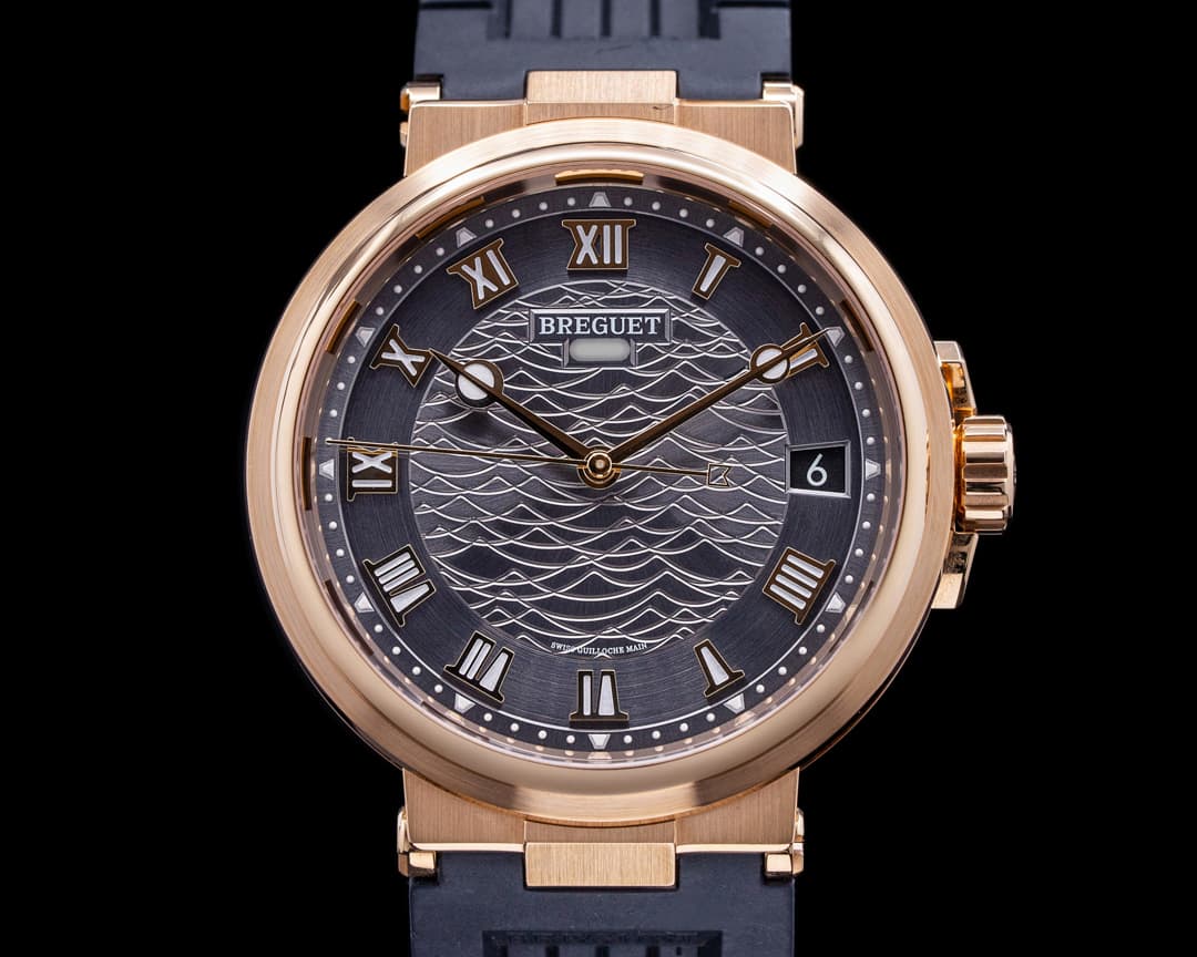 Breguet Marine Automatic 5517 Rose Gold / Rubber 40MM 2021