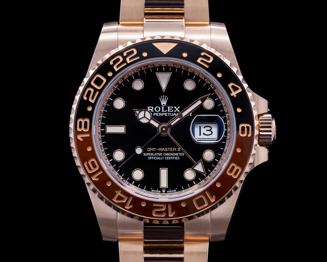 Rolex GMT Master II 126715 18K Everose Ceramic Root Beer