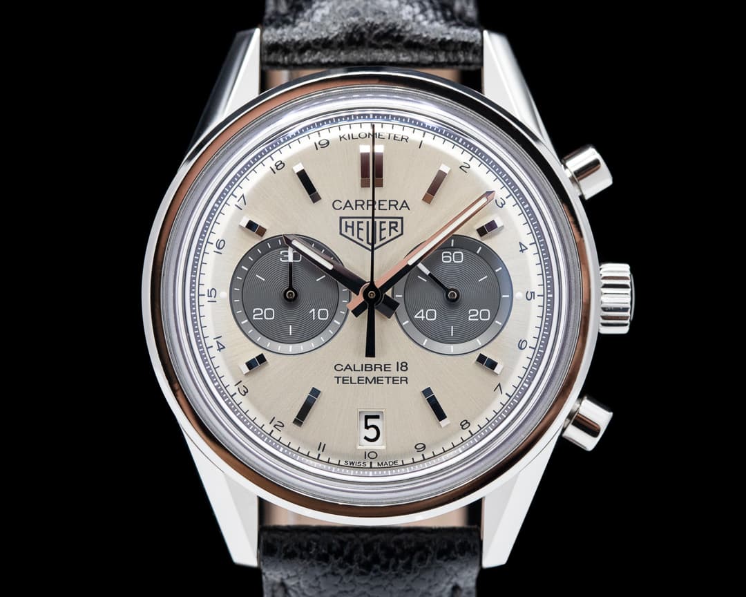 TAG Heuer Carrera Heritage Sunray Silver Dial