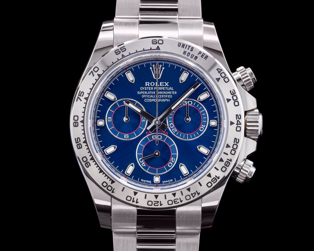 Rolex Daytona 116509 Blue Dial 18K White Gold