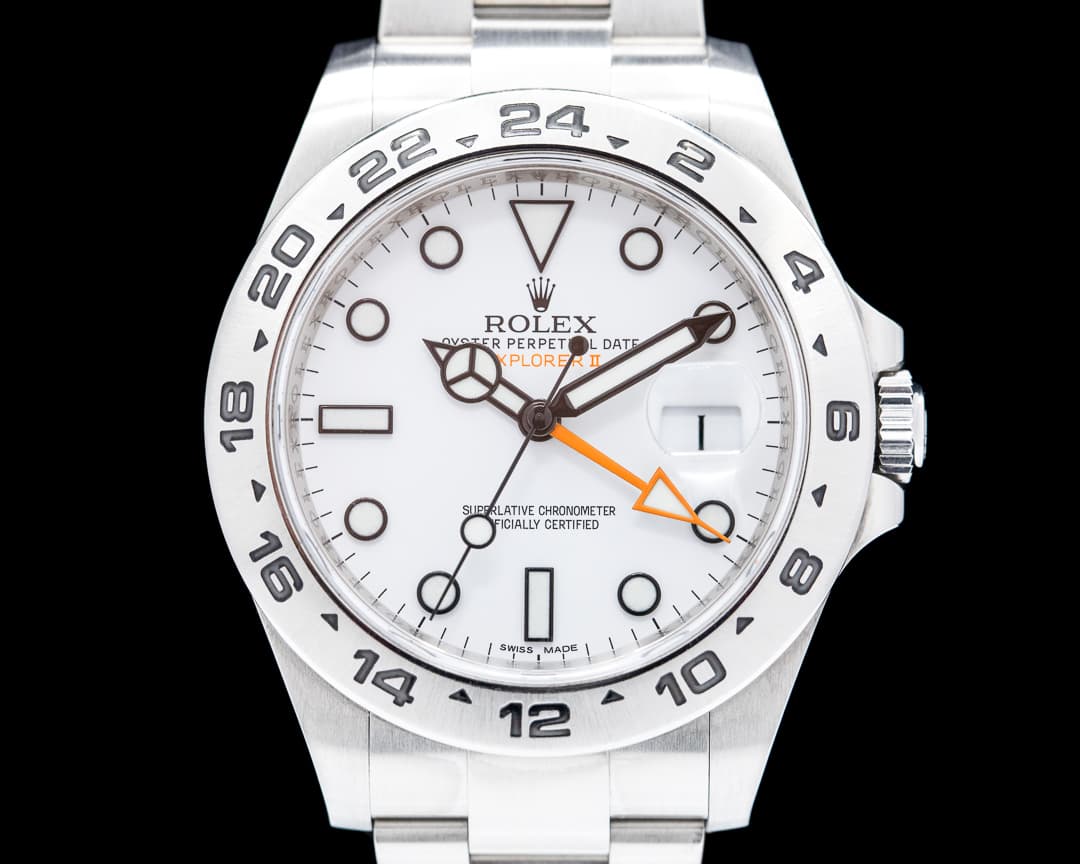 Rolex Explorer II 216570 White Dial SS
