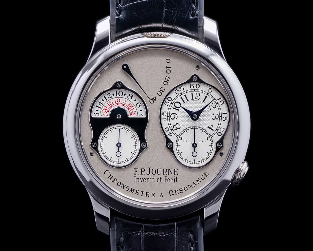 F. P. Journe Chronometre Resonance "Parking Meter" Platinum 40MM FULL SET