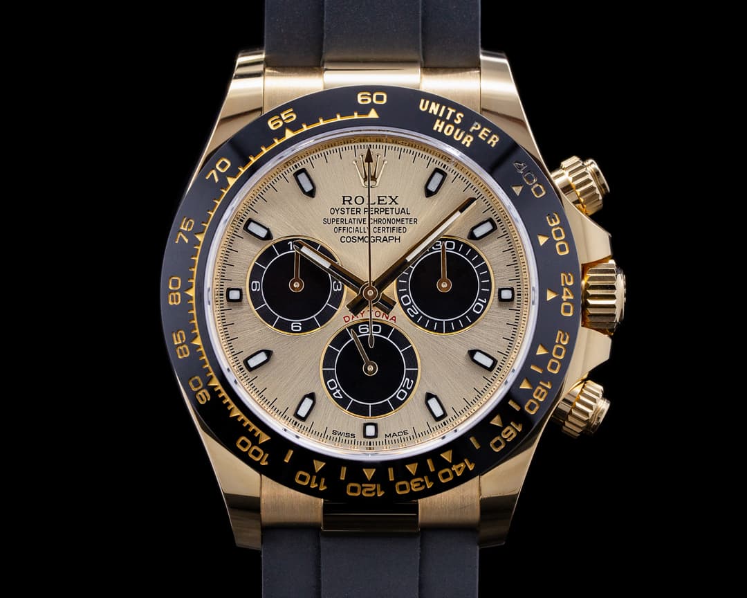 Rolex Daytona 116518LN Gold Dial 18K Yellow Gold / Rubber 2022