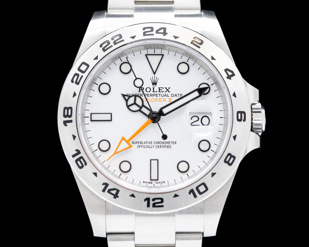 Rolex Explorer II 216570 White Dial SS