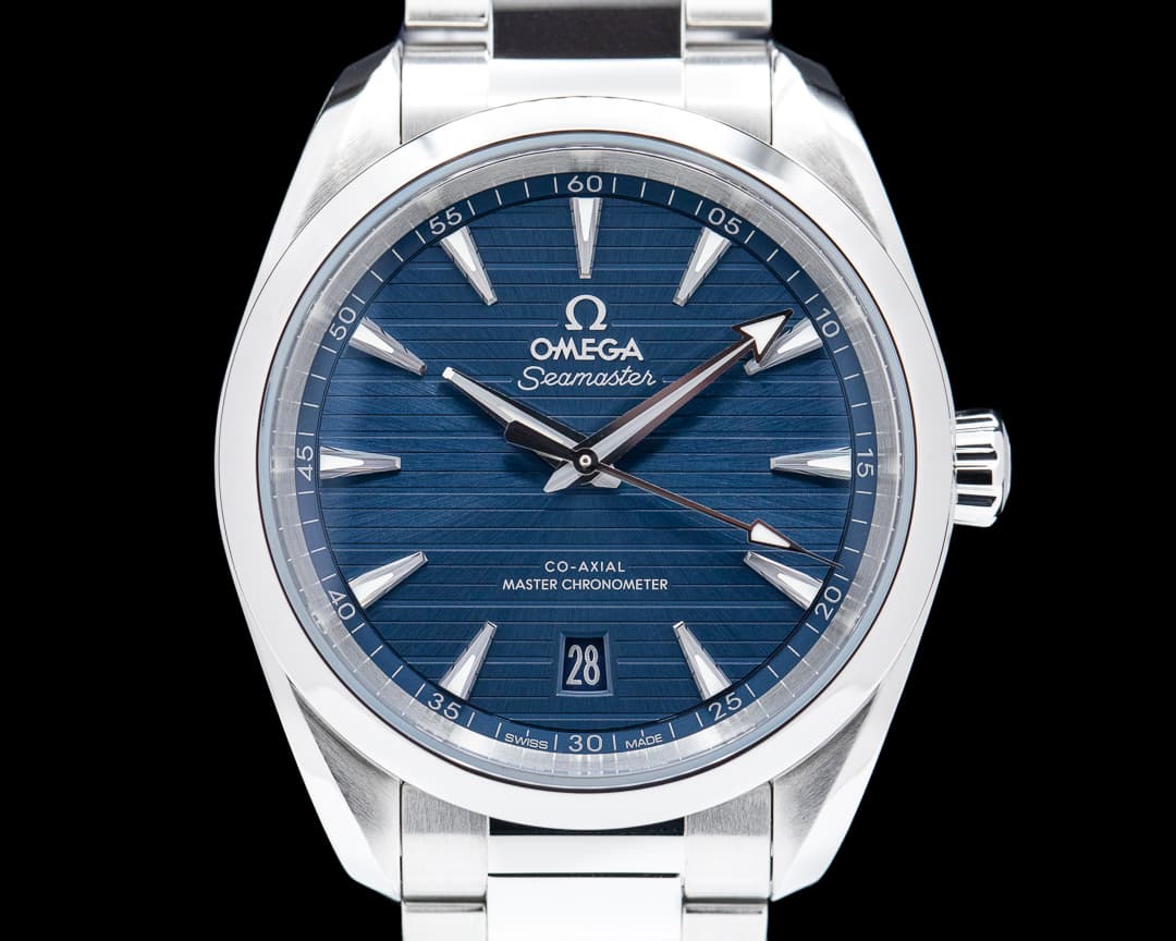 Omega Seamaster Aqua Terra Co-Axial Master Blue Dial SS