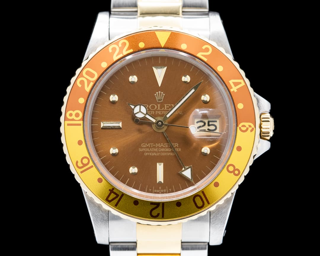 Rolex GMT Master Brown Nipple Dial "Root Beer" Bezel c. 1972 NICE