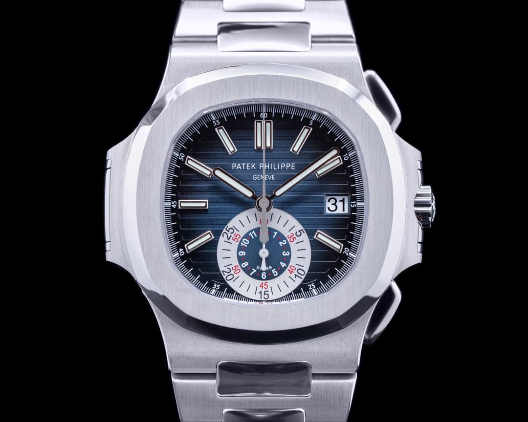 Patek Philippe Nautilus 5980/1A Chronograph SS Blue Dial