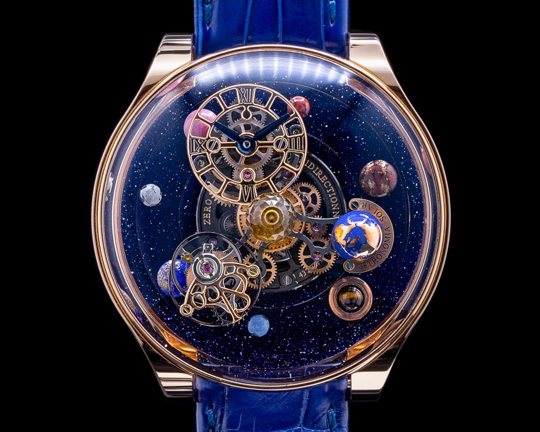 Jacob & Co Astronomia Solar 18k Rose Gold / Alligator LIMITED WOW