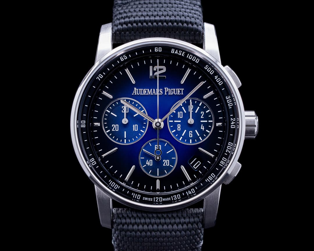 Audemars Piguet Code 11:59 Chronograph Blue Dial White Gold