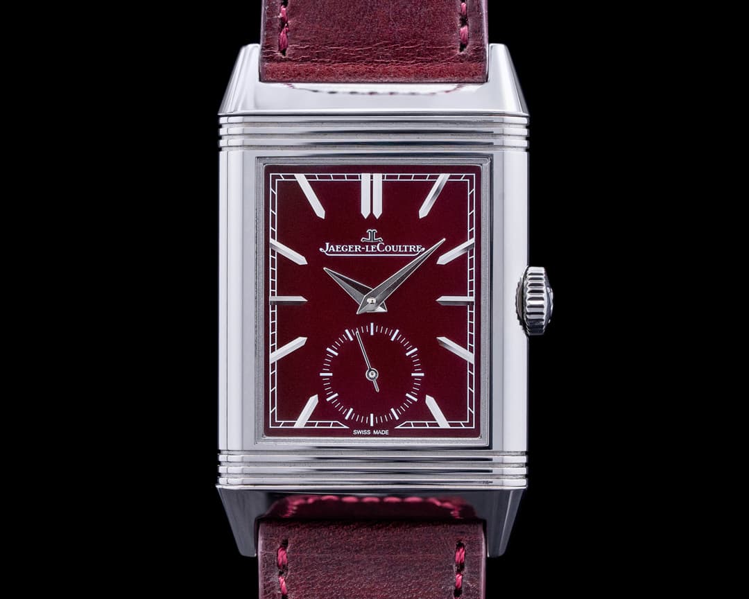 Jaeger LeCoultre Reverso Tribute Small Seconds Burgundy